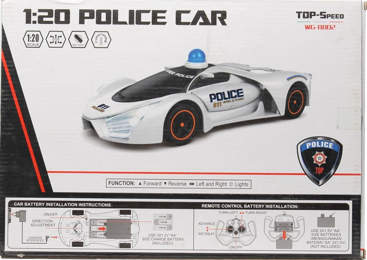 Top Speed Wg-8802 Remote Control Racing Car 27X30Cm Multi Color